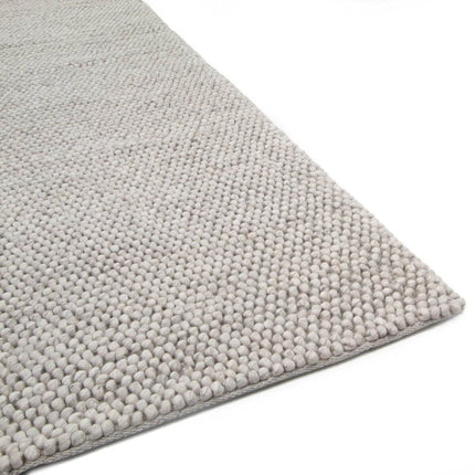 Feelgood by Brinker wollen vloerkleed New Loop wit 815 - Vloerkledenloods