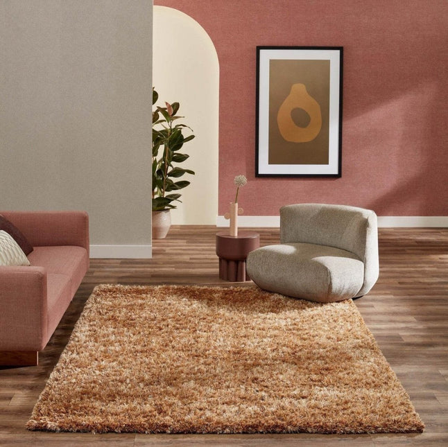 Feelgood by Brinker wollen vloerkleed New Paulo goud 030 - Vloerkledenloods