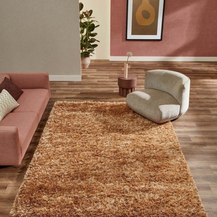 Feelgood by Brinker wollen vloerkleed New Paulo goud 030 - Vloerkledenloods