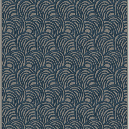 Ensuite By Brinker vloerkleed Graphix 1016 Grey - Navy