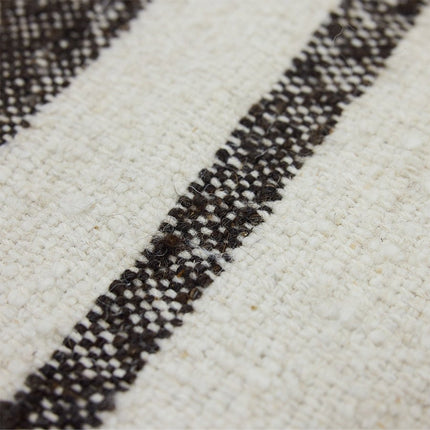 HKliving gestreept wollen Kelim cream 200x300cm - Vloerkledenloods