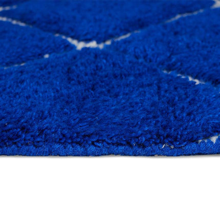 HKliving handgeknoopt wollen vloerkleed cobalt 200x300cm - Vloerkledenloods