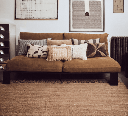 HKliving hennep vloerkleed Outlander 250x350cm - Vloerkledenloods