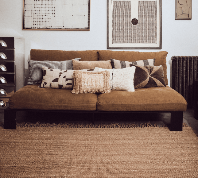 HKliving hennep vloerkleed Outlander 250x350cm - Vloerkledenloods