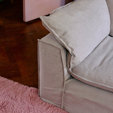 HKliving hoogpolig vloerkleed pink 150x240cm - Vloerkledenloods