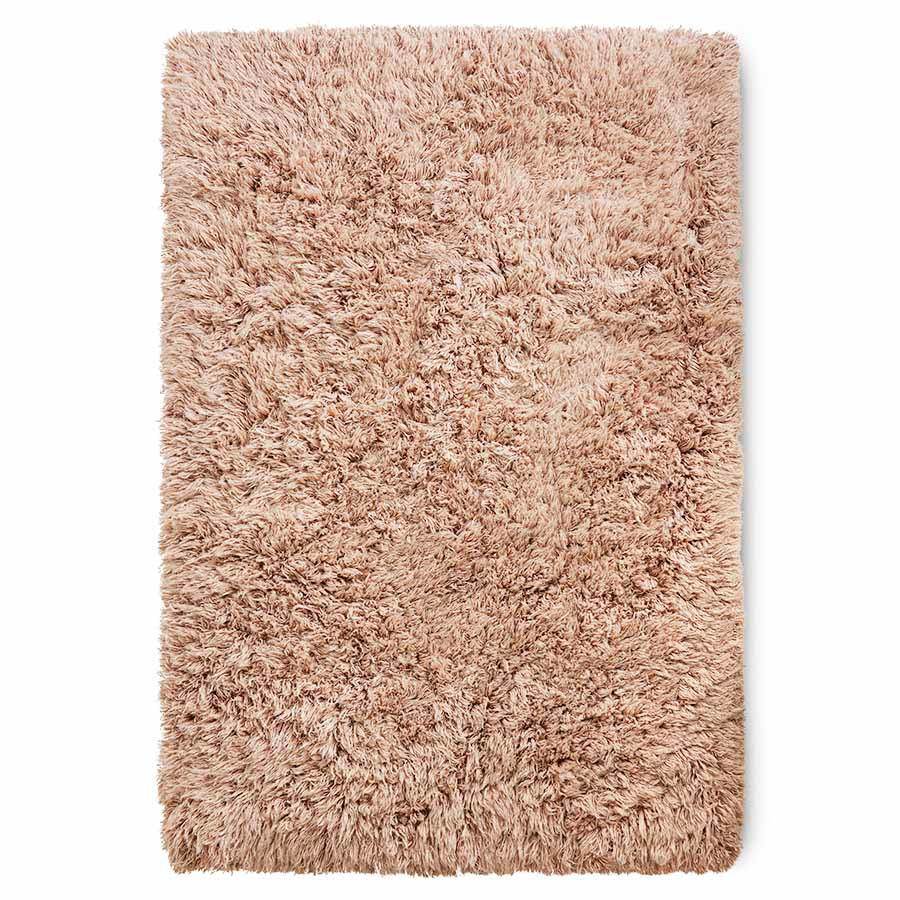 Hoogpolig vloerkleed - Pastel (roze Hoogpolig vloerkleed - Pastel (roze
