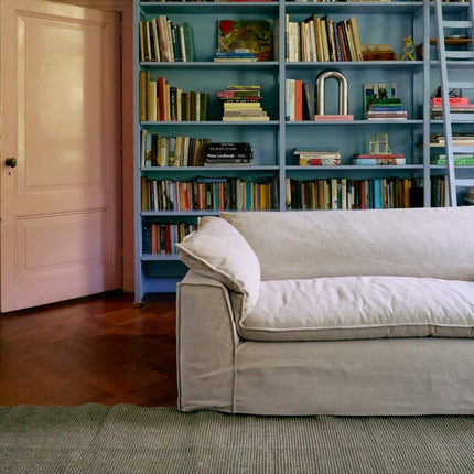 HKliving jute vloerkleed Sage - Vloerkledenloods