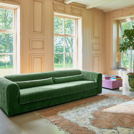 HKliving printed vloerkleed vierkant overtufted 250x250cm - Vloerkledenloods