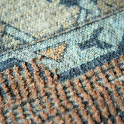 HKliving printed vloerkleed vierkant overtufted 250x250cm - Vloerkledenloods