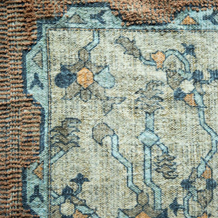 HKliving printed vloerkleed vierkant overtufted 250x250cm - Vloerkledenloods