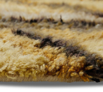 HKliving rond fluffy vloerkleed Dunes 145cm - Vloerkledenloods