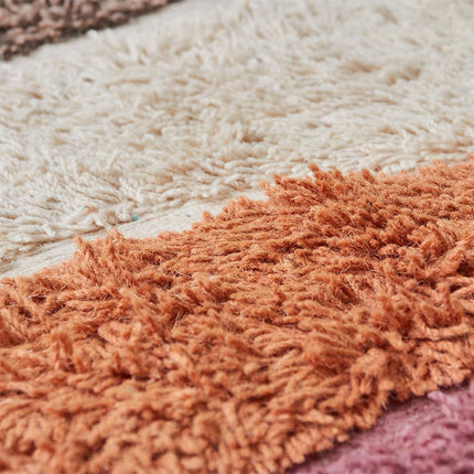 HKliving rond getuft vloerkleed Melange 150cm - Vloerkledenloods