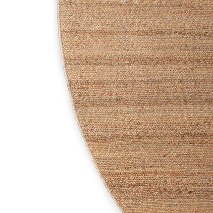 HKliving rond gewoven hennep vloerkleed 250cm - Vloerkledenloods