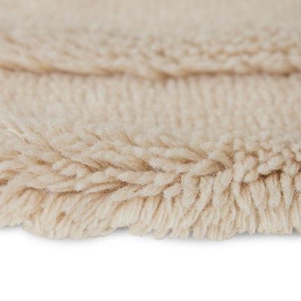 HKliving rond wollen vloerkleed creme 150cm - Vloerkledenloods