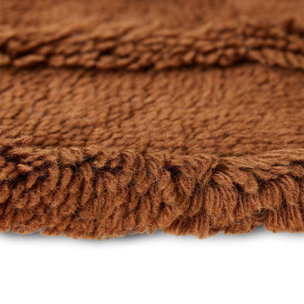 HKliving rond wollen vloerkleed mahogany 150cm - Vloerkledenloods