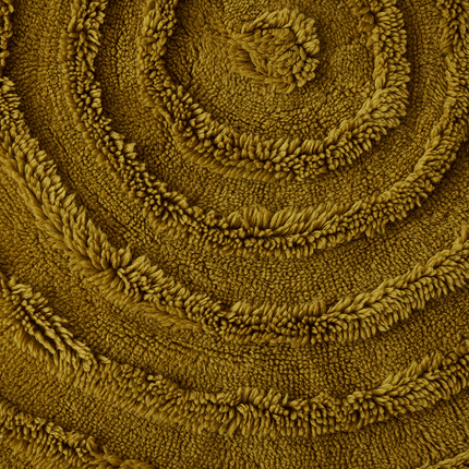 HKliving rond wollen vloerkleed seaweed 150cm - Vloerkledenloods