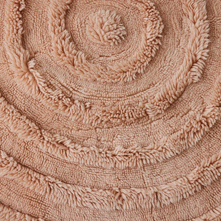 HKliving rond wollen vloerkleed softpink 150cm - Vloerkledenloods