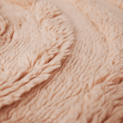 HKliving rond wollen vloerkleed softpink 150cm - Vloerkledenloods