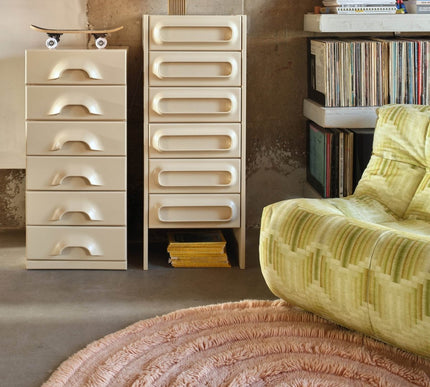 HKliving rond wollen vloerkleed softpink 150cm - Vloerkledenloods