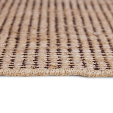 HKliving rustic jute vloerkleed 200x200cm - Vloerkledenloods