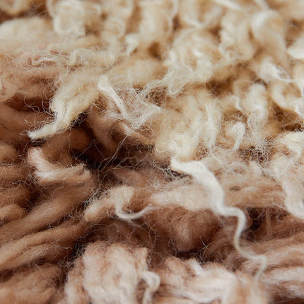 HKliving vierkant fluffy vloerkleed Shore 250x250cm - Vloerkledenloods