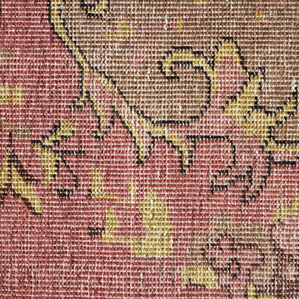 HKliving wol geknoopt vloerkleed floral pink 200x300cm - Vloerkledenloods