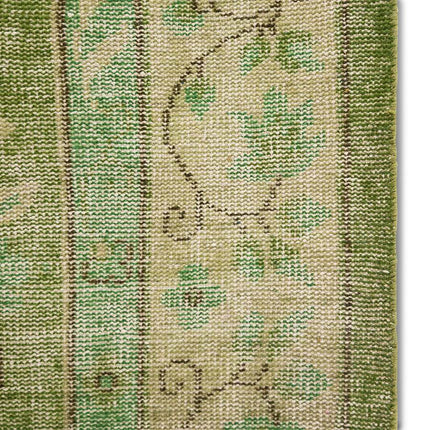 HKliving wol geknoopt vloerkleed groen 200x300cm - Vloerkledenloods