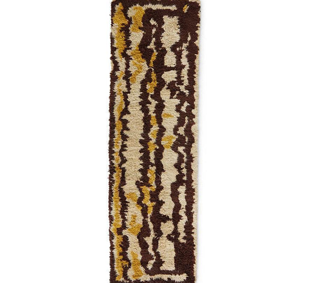 HKliving wollen loper rave 70x250cm - Vloerkledenloods