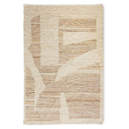 HKliving wollen vloerkleed countour 180x280cm - Vloerkledenloods