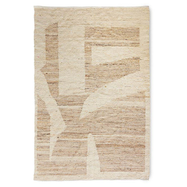 HKliving wollen vloerkleed countour 180x280cm - Vloerkledenloods