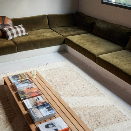 HKliving wollen vloerkleed countour 180x280cm - Vloerkledenloods