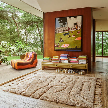 HKliving wollen vloerkleed limitless 140x200cm - Vloerkledenloods