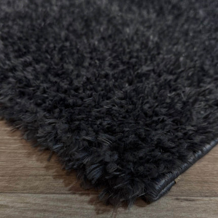 Hoogpolig vloerkleed Fender Antraciet/zwart - Vloerkledenloods