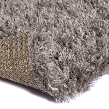 Hoogpolig vloerkleed Fender grijs/lichtgrijs - Vloerkledenloods