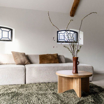 Hoogpolig vloerkleed Fender Groen - Vloerkledenloods