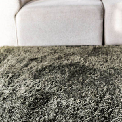 Hoogpolig vloerkleed Fender Groen - Vloerkledenloods