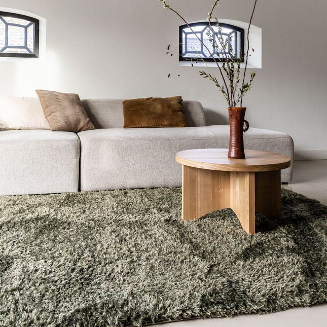 Hoogpolig vloerkleed Fender Groen - Vloerkledenloods