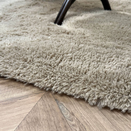 Hoogpolig vloerkleed Furr bruin - Interieur05 - Vloerkledenloods