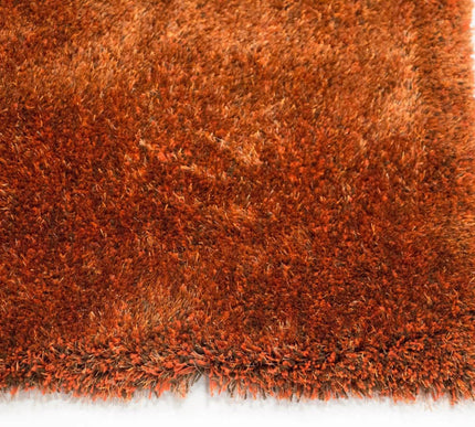 Hoogpolig vloerkleed Lago Mix oranje 63 - Karpi - Vloerkledenloods