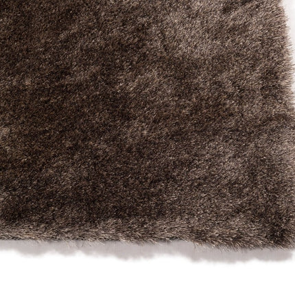 Hoogpolig vloerkleed Luxury bruin/taupe 15 - Karpi - Vloerkledenloods