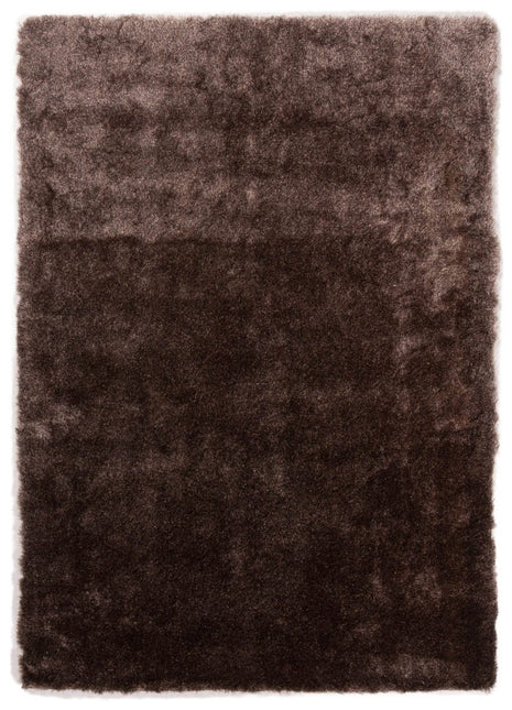 Hoogpolig vloerkleed Luxury bruin/taupe 15 - Karpi - Vloerkledenloods