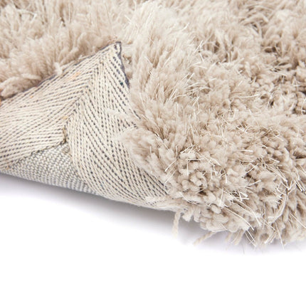 Hoogpolig vloerkleed Nika zand polyester - Interieur05 - Vloerkledenloods