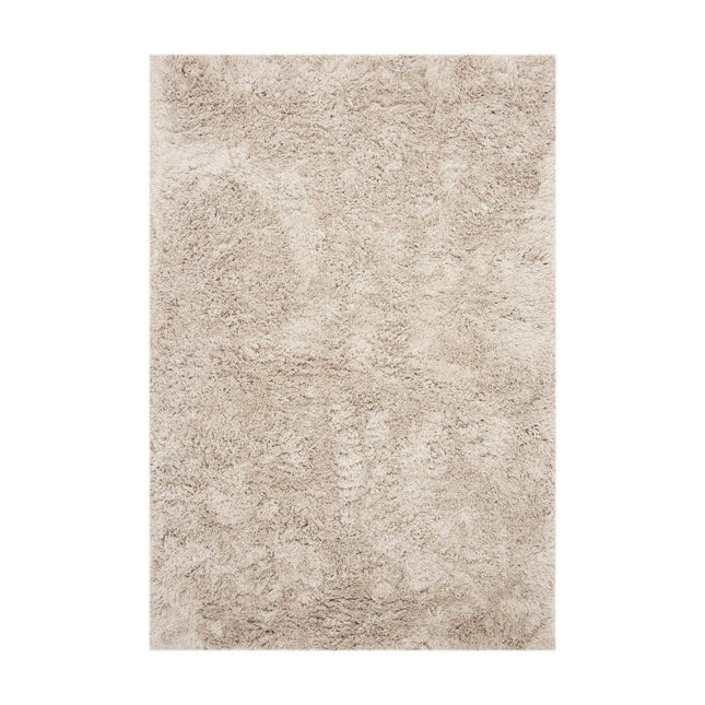 Hoogpolig vloerkleed Nika zand polyester - Interieur05 - Vloerkledenloods