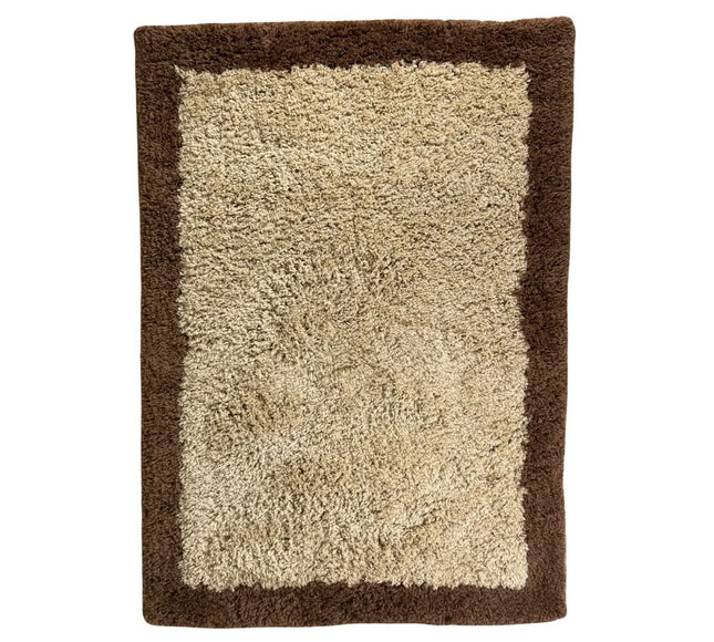 Hoogpolig vloerkleed Pilo beige/bruin polyester Interieur05 - Vloerkledenloods