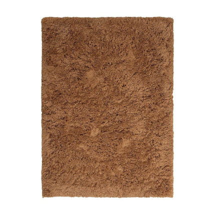 Hoogpolig Vloerkleed Pilo Bruin Polyester Interieur05 - Vloerkledenloods