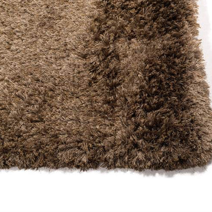 Hoogpolig vloerkleed Splendid taupe 15 - Karpi - Vloerkledenloods