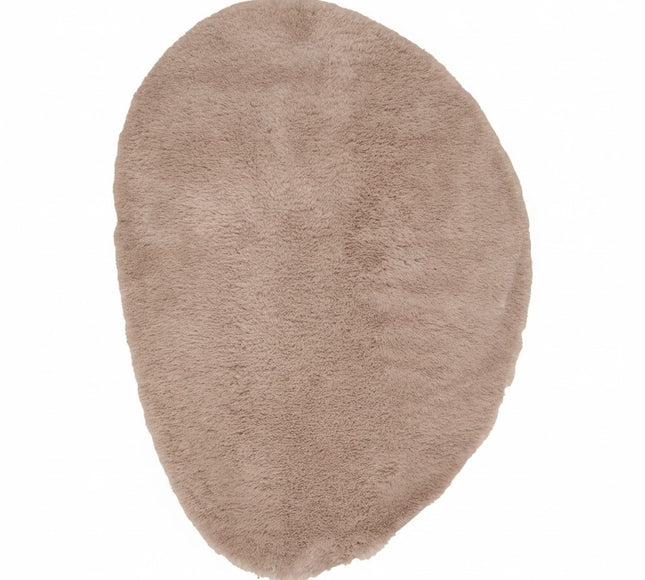 Hoogpolige Vloerkleden - Hoogpolig Organisch vloerkleed Furr Stone bruin - Interieur05 - Vloerkledenloods