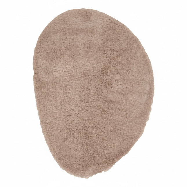 Hoogpolige Vloerkleden - Hoogpolig Organisch vloerkleed Furr Stone bruin - Interieur05 - Vloerkledenloods