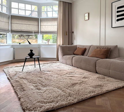 Hoogpolige Vloerkleden - Hoogpolig vloerkleed Furr bruin - Interieur05 - Vloerkledenloods