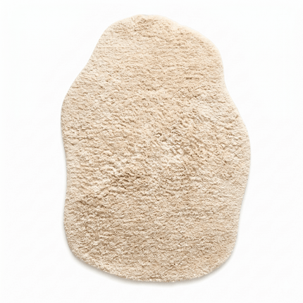 Hoogpolige Vloerkleden - Hoogpolig vloerkleed Pilo Contour Ivoor/Wit Polyester Interieur05 - Vloerkledenloods